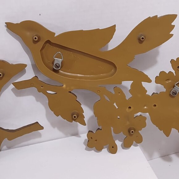 Like New 1967 Birds and Magnolia Blooms Wall Decor - Picture 7 of 8